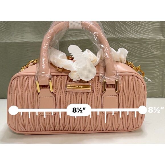 NWT Aldo Kamara Light/Blush Pink barrel handbag - Picture 8 of 11